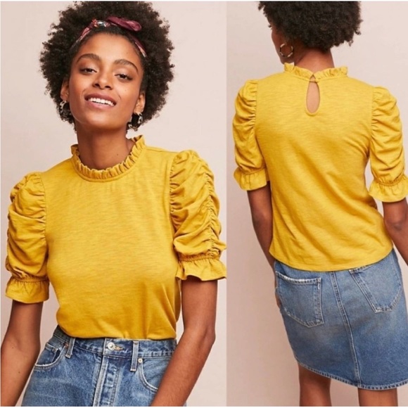 Anthro Moon River Cerchallan Top - Picture 4 of 6